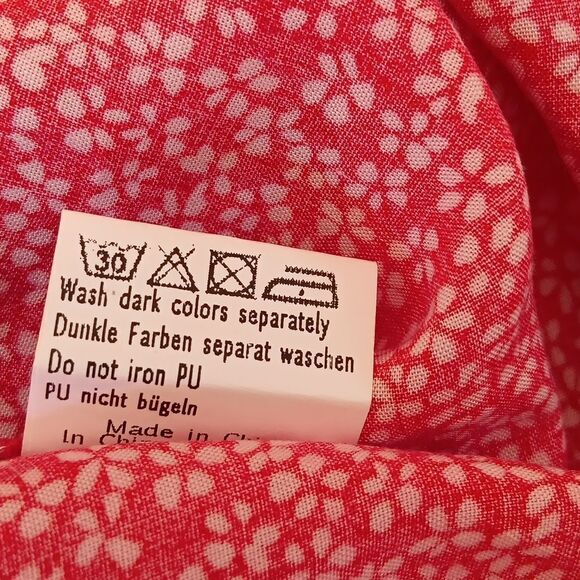 Kancy Kole Red and White Mini Floral Midi Dress - Picture 13 of 15